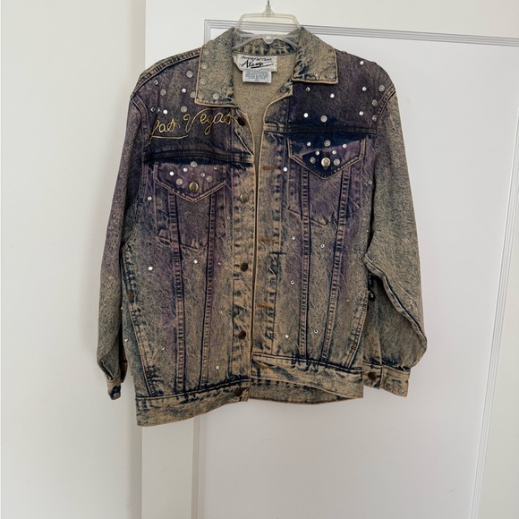 Embellished Denim Jacket with Studs - Picture 2 of 7